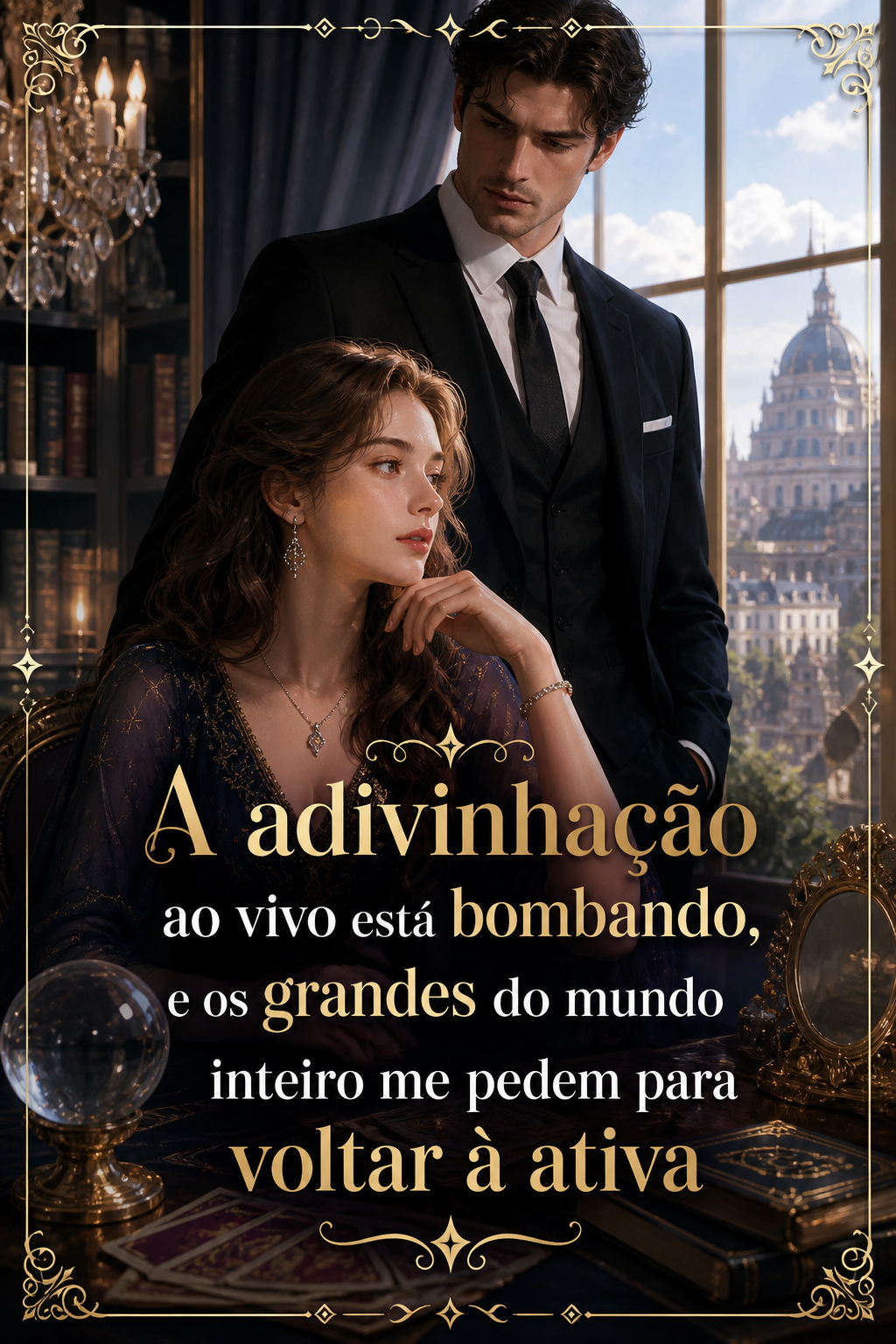 A adivinhação ao vivo está bombando, e os grandes do mundo inteiro me pedem para voltar à ativa